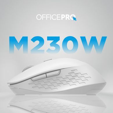 Миша бездротова OfficePro White (M230W) [606685]