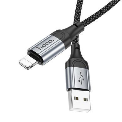 Кабель HOCO X102 Fresh charging data cable iP Black (6942007608756) [805372]