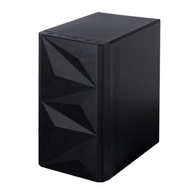 Корпус Prologix E113 Tempered Glass&Mesh Black (E113 Black) [612895]