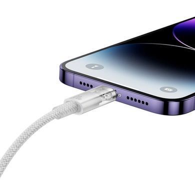 Кабель Baseus Explorer Series Fast Charging Cable with Smart Temperature Control Type-C to Type-C 100W 2m Stellar White (P10319703221-01) [802448]