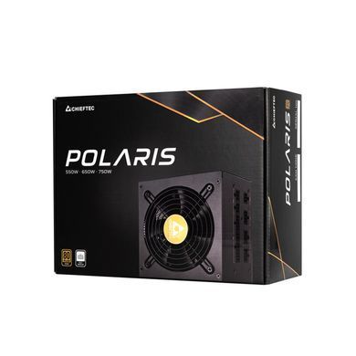 БЖ 650W Chieftec POLARIS, 120 mm, 80+ GOLD, Cable management, retail (PPS-650FC) [402833]