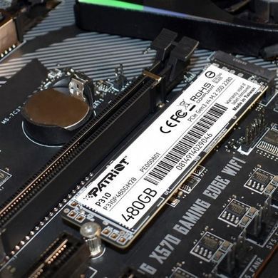 Накопичувач SSD 480GB Patriot P310 M.2 2280 PCIe NVMe 3.0 x4 TLC (P310P480GM28) [608101]