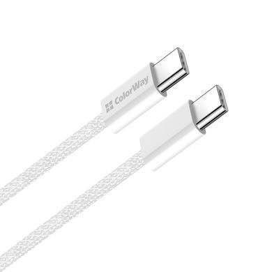 Кабель ColorWay USB Type-C - USB Type-C (M/M), 3.0 А, 2 м, Gray (CW-CBPDCC068-GR) [607384]
