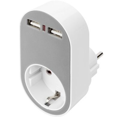 Зарядний пристрій DIGITUS Universal USB + Power Socket (DA-70617) [108369]