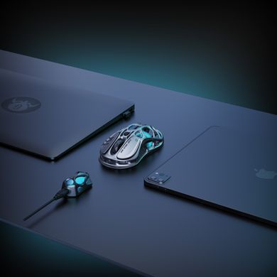 Миша GravaStar Mercury M1 Pro, magnesium alloy body, BT/WL/USB-A, RGB, Gunmetal Gray (GRAVASTARM1PRO_GRY) [104109]