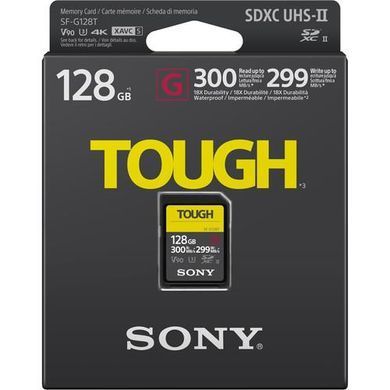 Карта пам'яті Sony SDXC 128GB C10 UHS-II U3 V90 R300/W299MB/s Tough (SFG1TG) [109675]