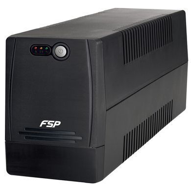 ДБЖ FSP FP1500, 1500ВА/900Вт, Lin-Int, USB/RJ45, SCHUKO*4, AVR, Black (PPF9000501) [40911]