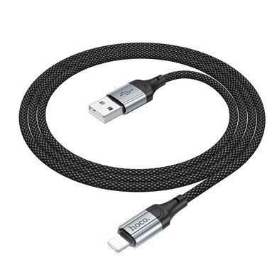 Кабель HOCO X102 Fresh charging data cable iP Black (6942007608756) [805372]