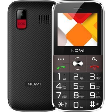 Мобільний телефон Nomi i220 Dual Sim Black (i220 Black) [600297]