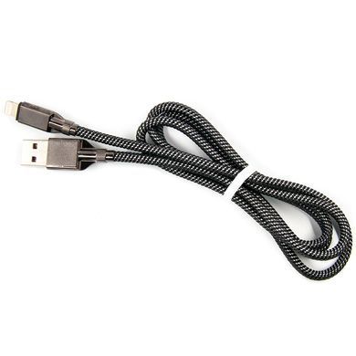 Кабель Dengos USB - Lightning (M/M) 4A 1 м Black (NTK-L-KPR-USB3-BLACK) [603830]