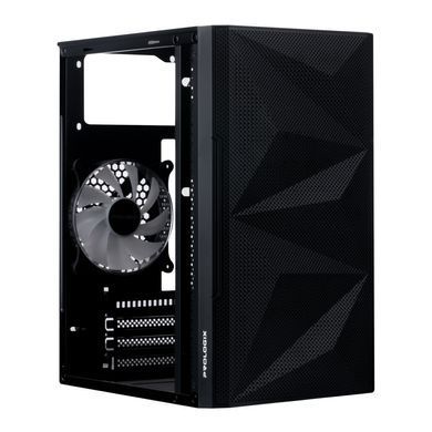 Корпус Prologix E113 Tempered Glass&Mesh Black (E113 Black) [612895]