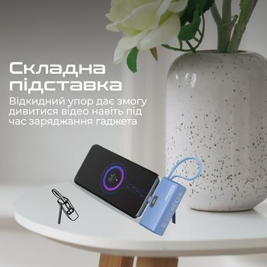 Універсальна мобільна батарея Promate Nanopack-5 5000mAh 20W Blue (nanopack-5.navy) [603490]