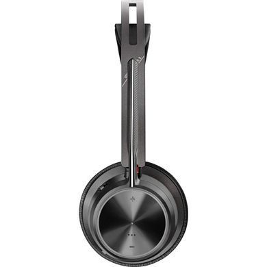 Гарнітура комп'ютерна стерео On-ear Poly Voyager Focus 2, USB-A, Bluetooth, всеспрямований, ANC, Acoustic fence, чорний (76U46AA) [107425]