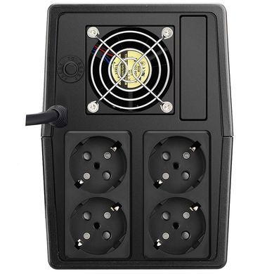 ДБЖ FSP FP1500, 1500ВА/900Вт, Lin-Int, USB/RJ45, SCHUKO*4, AVR, Black (PPF9000501) [40911]
