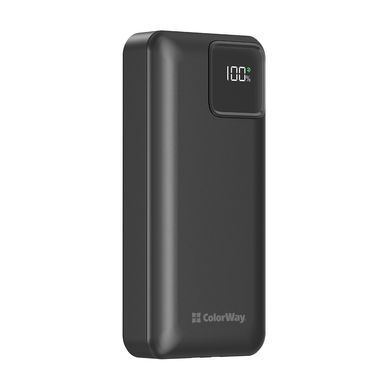 Універсальна мобільна батарея ColorWay Optimal Power 20000mAh Black (CW-PB200LPB5BK-PDD) [618545]