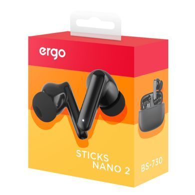 Гарнітура ERGO BS-730 Sticks Nano 2 Black (BS-730K) [202546]