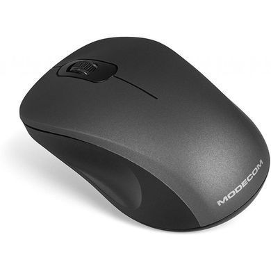 Мишка Modecom MC-WM10S, бездротова, 3кн., 1600dpi, Silent, чорна (M-MC-WM10S-100) [401158]