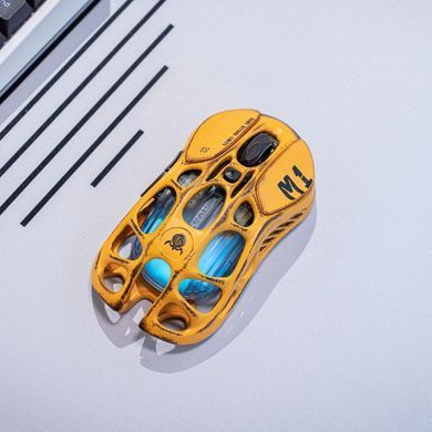 Миша GravaStar Mercury M1 Pro, magnesium alloy body, BT/WL/USB-A, RGB, Battle-Worn Yellow (GSM1PRO_YLW) [114369]