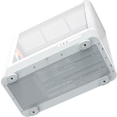 Корпус Modecom VOLCANO AQ500 ARGB MIDI FRONT LCD 6,2&rdquo;, 4x120mm fans WHITE без БЖ ATX (MC-A-AQ500-4FA-W) [405389]