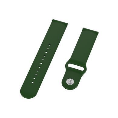 Силіконовий ремінець BeCover для Xiaomi Amazfit Bip/Bip Lite/Bip S Lite/GTR 42mm/GTS/TicWatch S2/TicWatch E Green (706207) [604737]