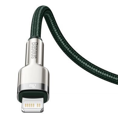 Кабель Baseus Cafule Series Metal Data Cable Type-C to iP PD 20W 1m Green (CATLJK-A06) [802583]