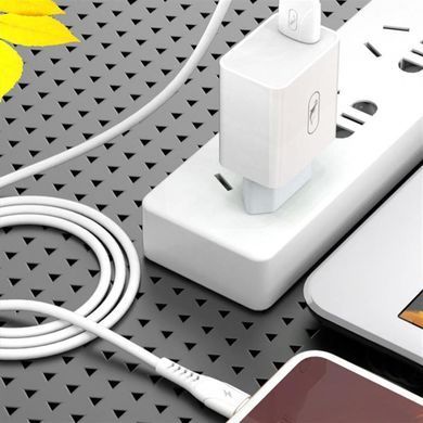 Кабель SkyDolphin S08L USB - Lightning (M/M), 1 м, White (USB-000560) [603870]