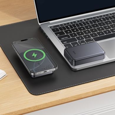 Зовнішній акумулятор HOCO J160A Original PD20W magnetic power bank(10000mAh) Black (6942007664097) [806302]
