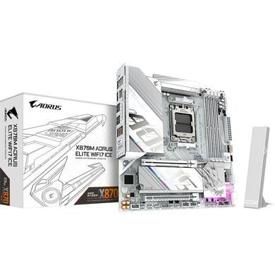 Материнська плата GIGABYTE (X870M AORUS ELITE WIFI7 ICE) [306208]