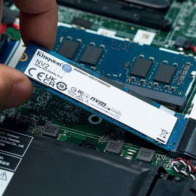 Накопичувач SSD 500GB M.2 NVMe Kingston NV2 M.2 2280 PCIe Gen4.0 x4 (SNV2S/500G) [67903]