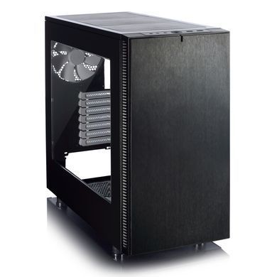 Корпус для ПК FRACTAL DESIGN Define S Black - Windowed (FD-CA-DEF-S-BK-W) [303253]