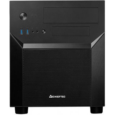 Корпус Chieftec MESH PRO CUBE, без БЖ, 2xUSB3.0, mATX, Black (CI-02B-OP) [403284]