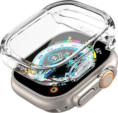 Чохол-накладка Spigen для Apple Watch Ultra (49mm), Ultra Hybrid, Crystal Clear (ACS05459) [108159]