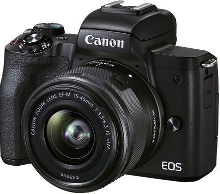Цифр. фотокамера Canon EOS M50 Mk2 + 15-45 IS STM Kit Black (4728C043) [17582]