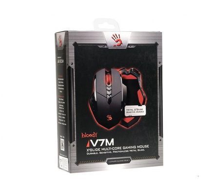 Мишка A4Tech V7M Bloody Black USB V-Track (V7M Bloody (Black)) [608411]
