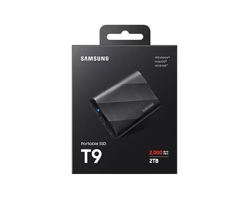 Портативний SSD Samsung 2TB USB 3.2 Gen 2 Type-C T9 (MU-PG2T0B/EU) [109619]