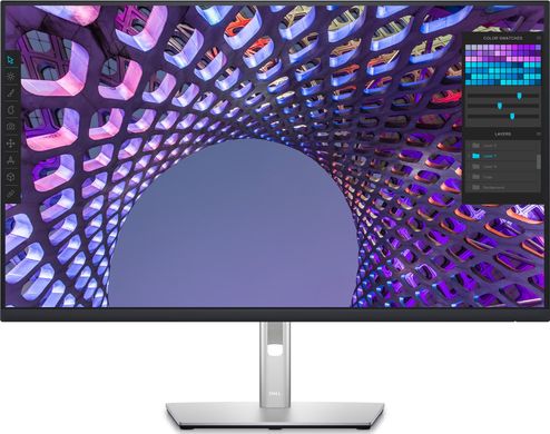 Dell Монітор 31.5" P3223QE HDMI, DP, USB-C, RJ-45, IPS, 3840x2160, sRGB 99%, Pivot (210-BEQZ)