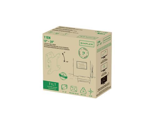 Кріплення ТВ з кутом нахилу Simpler 18-28" (11EN) [106944]