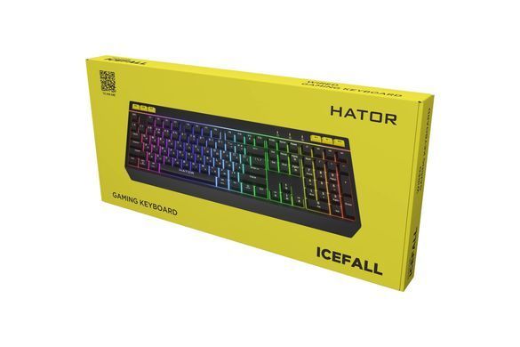 Клавіатура Hator Icefall Black (HTK402UA) [614143]