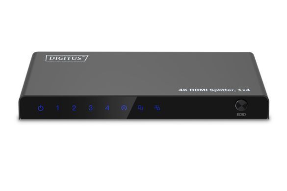 Відеосплітер DIGITUS HDMI (INx1 - OUTx4), 4K (DS-55337) [113102]