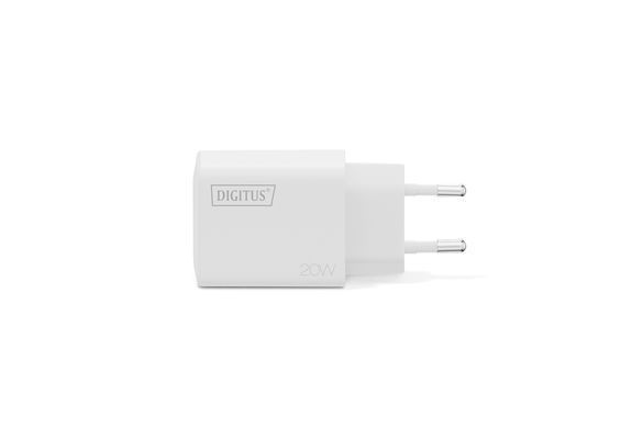 Зарядний пристрій DIGITUS 1хUSB-C, 1хUSB-A, 20W (DA-10300) [113495]