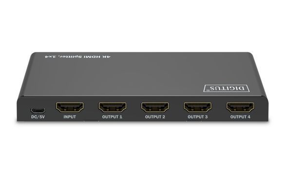Відеосплітер DIGITUS HDMI (INx1 - OUTx4), 4K (DS-55337) [113102]