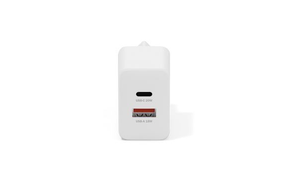 Зарядний пристрій DIGITUS 1хUSB-C, 1хUSB-A, 20W (DA-10300) [113495]