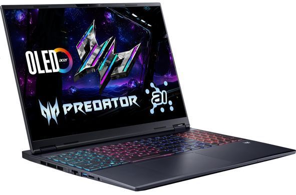 Ноутбук Acer Predator Helios Neo 16S PHN16S-I51 16" OLED, Intel U9-386H, 64GB, F2TB, NVD5060-8, Lin, чорний (NH.U3VEU.006) [114329]