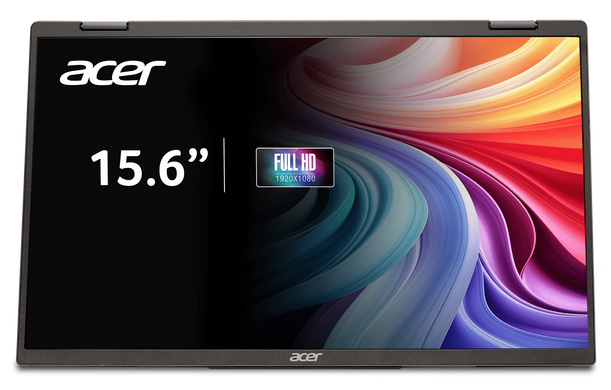 Монiтор 15.6" Acer Dual Portable PD163QTbmiuux Black (UM.ZP3EE.011) [203242]
