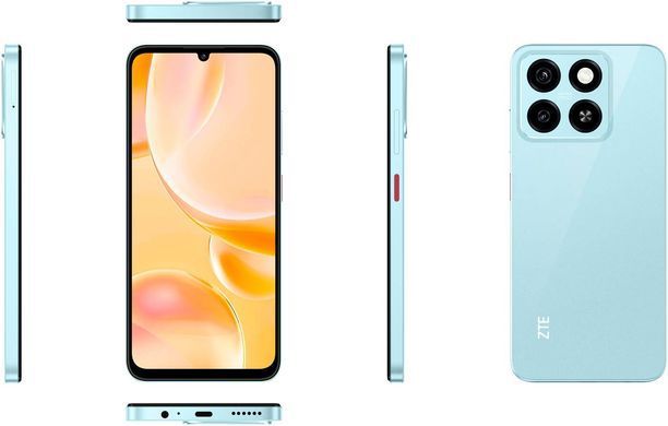 Смартфон ZTE (Blade A55 4/128GB Blue) [600063]
