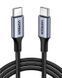 Кабель UGREEN US316 USB-C Cable Aluminum Case with Braided 2m (Black) (UGR-70429) [805463], фото 1