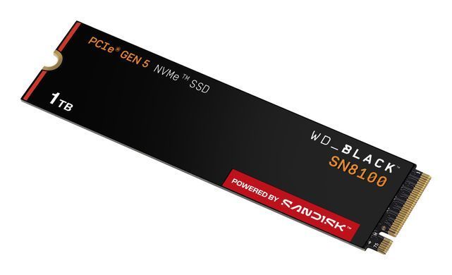 Твердотільний запам&rsquo;ятовувальний пристрій накопичувач (SSD) G5 M.2 1TB BLACK SN8100 SANDISK (WDS100T1X0M) [501438]