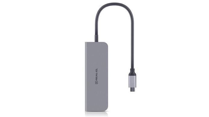 USB-хаб REAL-EL CQ-700 4 ports (EL123110002) [605109]