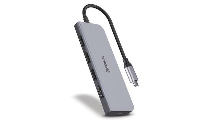 USB-хаб REAL-EL CQ-700 4 ports (EL123110002) [605109]