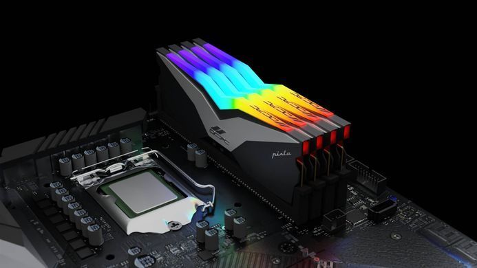 DDR5 32Gb 6200MHz (2*16Gb) OCPC PISTA RGB C36 Titan, Retail Kit (MMPT2K32GD562C36T) [401083]